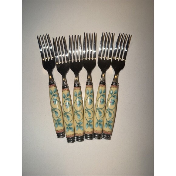 Pfaltzgraff Vintage French Quarter Stainless Silverware Flatware - 30 Pieces - Picture 4 of 7